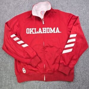 Oklahoma Sooners OU Womens XL Full Zip Track Jacket